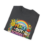 Peace Out School Tee — Personalized Last Day of School Shirt for Teachers
