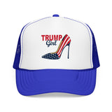 Trump Girl Trucker Hat — Feminine Heel Graphic (Pairs well with Matching Tee)