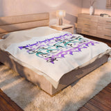 Plush Blanket - 'Fuck Everything' Funny Quote Design