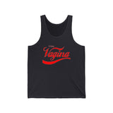 Vagina Logo Tank — Bold Feminist Statement Jersey Tank for Men & Women