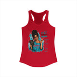 Brunette "Overthinker" Women's Ideal Racerback Tank