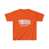 Third Grade Kids T‑Shirt — Pastel School Back to School Tee