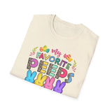Mommy Shirt — "My Favorite Peeps Call Me Mommy" Easter Animal Print Tee