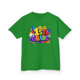 1st Grade Kids T‑Shirt – Colorful Back to School Design