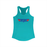 Top Cunt Women's Racerback Tank — Funny Summer Graphic Tank Top