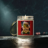 Coconut Apricot Holiday Candle – Grinch Santa Scented Jar (4oz & 9oz)