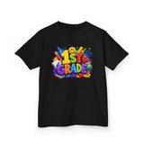 1st Grade Kids T‑Shirt – Colorful Back to School Design