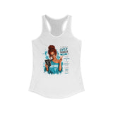 Red Head "Overthinker" Women's Ideal Racerback Tank