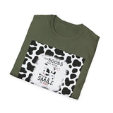 Funny Farmhouse T-Shirt — "The Boobs Are Real, The Smile Is Fake"
