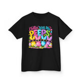 Kids Tee — "Chillin' With My Peeps" Bunny Sunglasses Shirt