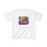5th Grade Kids T-Shirt — Colorful Back-to-School Graduation Tee