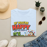 If You're Happy and You Know It It's Your Meds T-Shirt — Funny Mental Health Cartoon Tee
