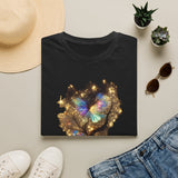 Butterfly Tree T-Shirt — Iridescent Butterfly Magic Graphic Tee - Don't Go Through Life. Grow Through Life