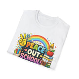 Peace Out School Tee — Personalized Last Day of School Shirt for Teachers
