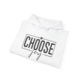 Choose Joy Hoodie — Minimalist Inspirational Hooded Sweatshirt