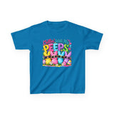 Kids Tee — "Chillin' With My Peeps" Bunny Sunglasses Shirt