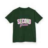 Second Grade Kids T‑Shirt — Cute Pastel Back‑to‑School Tee