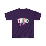 Third Grade Kids T‑Shirt — Pastel School Back to School Tee