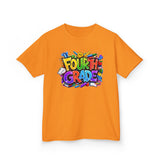 Fourth Grade Kids T‑Shirt — Colorful Back-to-School Tee