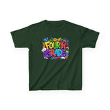 Fourth Grade Kids T‑Shirt — Colorful Back-to-School Tee