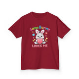 Kids Tee — "Some Bunny Loves Me" Colorful Easter Shirt
