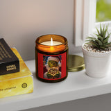 Coconut Apricot Holiday Candle – Grinch Santa Scented Jar (4oz & 9oz)