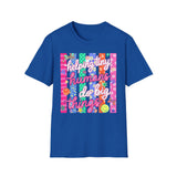 T-Shirt — "Helping Tiny Humans Do Big Things" Colorful Caregiver Tee