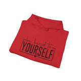 Be Kind to Yourself Hoodie — Inspirational Self-Care Hooded Sweatshirt