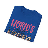 World's Best Mom Animal Print T-Shirt