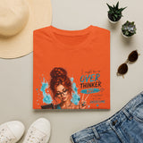 T-Shirt — “I Might Be an Overthinker But…I Overthink so I can Overcome” Red Head Graphic Tee for Overthinkers