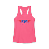 Top Cunt Women's Racerback Tank — Funny Summer Graphic Tank Top