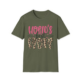 World's Best Mom Animal Print T-Shirt