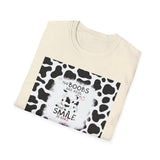 Funny Farmhouse T-Shirt — "The Boobs Are Real, The Smile Is Fake"