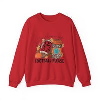 Fall Leaves and Football Crewneck Sweatshirt
