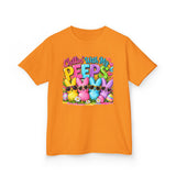 Kids Tee — "Chillin' With My Peeps" Bunny Sunglasses Shirt