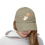 Funny "Va Fan Ghoul" Unisex Distressed Cap
