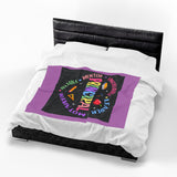 Principal Appreciation Velveteen Plush Blanket – 'Principal' Colorful School Leader Gift