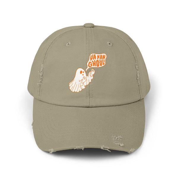 Funny "Va Fan Ghoul" Unisex Distressed Cap