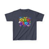 Fourth Grade Kids T‑Shirt — Colorful Back-to-School Tee