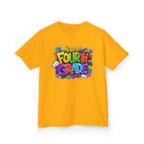 Fourth Grade Kids T‑Shirt — Colorful Back-to-School Tee