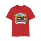 Peace Out School Tee — Personalized Last Day of School Shirt for Teachers