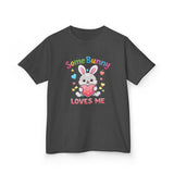 Kids Tee — "Some Bunny Loves Me" Colorful Easter Shirt
