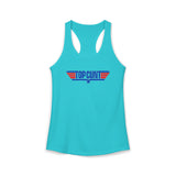 Top Cunt Women's Racerback Tank — Funny Summer Graphic Tank Top