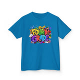 Fourth Grade Kids T‑Shirt — Colorful Back-to-School Tee