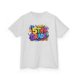 5th Grade Kids T-Shirt — Colorful Back-to-School Graduation Tee