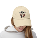 Distressed Cap - Funny Bat Shit Crazy Hat
