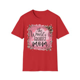 World's Greatest Mom Animal Print T-Shirt