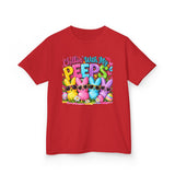 Kids Tee — "Chillin' With My Peeps" Bunny Sunglasses Shirt