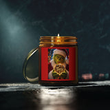Coconut Apricot Holiday Candle – Grinch Santa Scented Jar (4oz & 9oz)