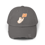 Funny "Va Fan Ghoul" Unisex Distressed Cap